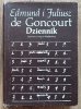 Edmond de Goncourt, Jules de Goncourt Dziennik